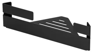 Neuesbad Serie 10 Black Eckablage, schwarz matt, Material Edelstahl NB1DEADMN5311