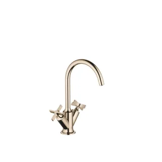 Dornbracht Waschtisch-Einlochbatterie mit Ablaufgarnitur VAIA 22513809 Champagne (22kt Gold) 22513809-47