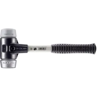 HALDER SIMPLEX - Schonhammer mit verstärktem Tempergussgehäuse und Fiberglasstiel, TPE-mid - 3739.050
