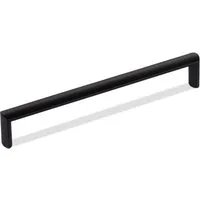 SO-TECH® Möbelgriff Bügelgriff Blackline V BA 160 mm schwarz matt, inkl. Schrauben