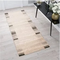 Tapiso Läufer SARI, rechteckig, Höhe: 10 mm, Kurzflor Flurläufer, pflegeleicht, Wohnzimmer Schlafzimmer Flur Küche