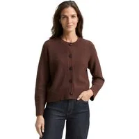 TOM TAILOR Strickjacke mit Rippbündchen