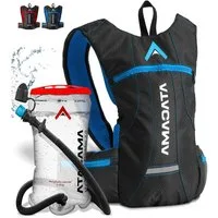 Atacama Rucksack 350 g ultra-leicht mit Polsterung und Bladder, Wandern Laufen Wintersport Motorrad Joggen Skifahren wasserfest