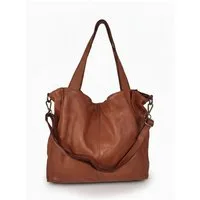 sanumi Tragetasche weicher italienischer Leder-Shopper