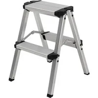Craftfull Trittleiter Aluminium 3 Jahre Garantie 2-5 Stufen Klapptritt Leiter (Haushaltsleiter, Stehleiter, Leiter aus Alu, Leiter, Trittleiter, Klappleiter, Multifunktionsleiter, Sicherheitsleiter, Doppel-Klapptritt, Anti-Rutsch, Sicherheitsbügel), 