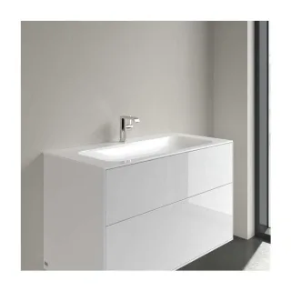 Villeroy & Boch Finion Möbelwaschtisch 4164A2R1 1000 x 500 x 160 mm, Weiß Alpin CeramicPlus, ohne Überlauf
