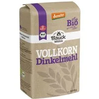Bauck Mühle Mehl Vollkorn - Dinkelmehl 1Kg