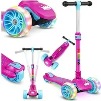 KIDIZ Cityroller, Roller Kinder Scooter X-Pro2 Dreiradscooter mit PU LED Leuchten