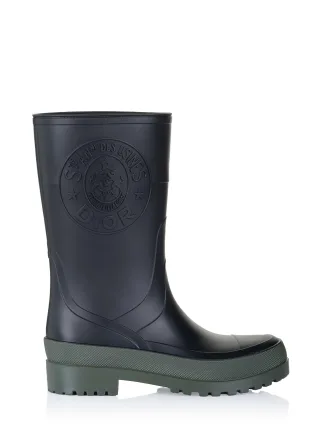 Dior Gummistiefel schwarz
