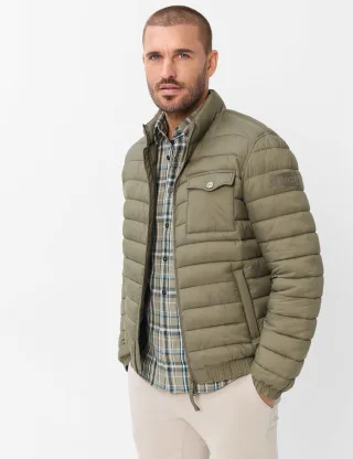 Brax Herren Steppjacke Style BRAD khaki Grün Khaki, grün - khaki, Gr. 5XL
