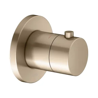 Keuco Thermostatarmatur IXMO 59553, rund, Bronze gebürstet, 59553030001 59553030001