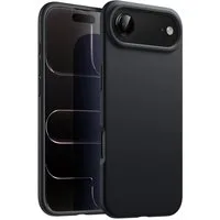 CoolGadget Handyhülle Handy Schutzhülle für iPhone Air (2025) matt schwarz, Silikon TPU Hülle Schutz Tasche Cover schlicht Slim Case