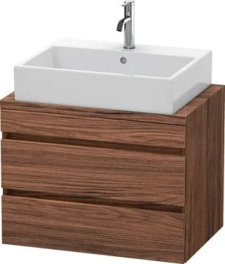 Duravit DuraStyle Konsolenwaschtischunterbau wandhängend Nussbaum dunkel Matt 700x478x512 mm - DS530 DS530602121