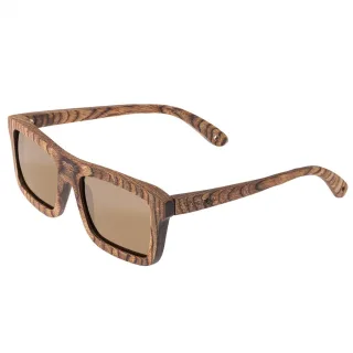 Lunettes de soleil polarisées Spectrum Burrow Wood