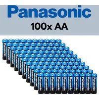 Panasonic Batteries PANASONIC Zink Kohle R6 / AA / 1,5V / 100er Pack "Ready-To-Sell" Batterie, (1,5V V)