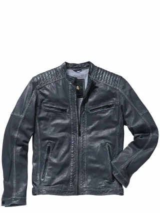 Mey & Edlich Herren Mitternachtsracer Blau 100 % Leder (Lammnappa)