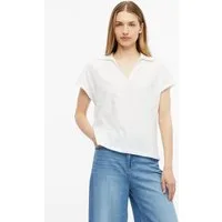 s.Oliver Kurzarmshirt Polo-Shirt T-Shirt mit Polokragen und überschnittenen Schultern