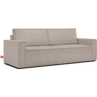 KONSIMO® 3-Sitzer NAPI Sofa mit Schlaffunktion & massivem Gestell, hergestellt in der EU, Couch für Dauerschläfer, mit Wellenunterfederung, Großer Bettkasten