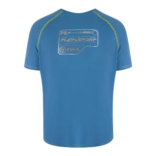 Performance Kurzarm-Logo-T-Shirt in Teal