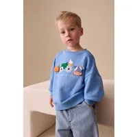 Next Sweater Rundhals-Sweatshirt mit Print (1-tlg)