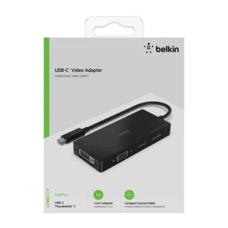 Belkin USB-C auf HDMI / VGA / DisplayPort-Adapter AVC003btBK