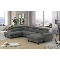 COTTA Wohnlandschaft Emma U-Form, B: 328 cm, mit Kopfteilverstellung, optional Bettfunktion & Bettkasten