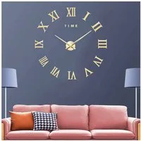 feinlux Wanduhr Dekorative 3D-Wanduhren (Geeignet für Zuhause Wohnzimmer, Schlafzimmer Wanddekoration)