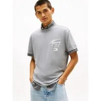 Tommy Jeans T-Shirt TJM REGULAR CITY SIGN Regular fit mit Markenprint