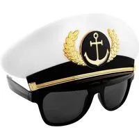 Sun Staches Kostüm Partybrille Kapitän, Lustige Brille für lustige Leute