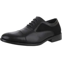 Coolwalk Eleganter Schnürschuh für Herren – Komfort und Stil Schnürschuh (89229209) Blockabsatz Business-Schuhe in Schwarz