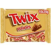 Twix Schokolade, Twix Minis zartschmelzendes Karamell auf knusprigem Keks 275g