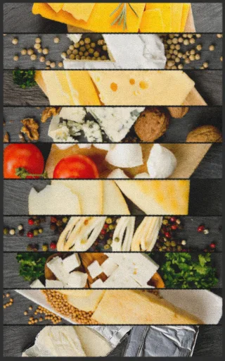 Küchenteppich 7676 | Größe: 60 cm x 90 cm