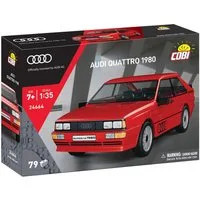 COBI Weihnachtsbaumkugel Bausatz Audi Quattro 1980 rot 1:35
