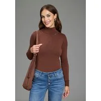 Bruno Banani Rollkragenpullover mit Rollkragen, figurbetonte Passform