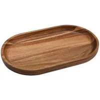 Bems Home Servierplatte Akazie Lumo Tablett Oval, Pflegeleicht & alltagstauglich, Langlebig & nachhaltig