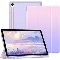 Fintie Tablet-Hülle für Samsung Galaxy Tab S10 Lite/S10 FE/S9 FE 10.9" & S9 11" Tablet, Ultradünn Case mit Stifthalter&Translucent Rückseite, Auto Schlaf/Wach