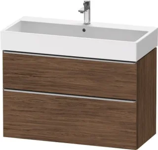 Duravit D-Neo Waschtischunterbau wandhängend Nussbaum dunkel Matt 984x442x625 mm - DE4374070210000 DE4374070210000