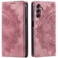 CoverKingz Handyhülle Hülle für Samsung Galaxy A16 5G Handyhülle Flip Case Cover Tasche 16,9 cm (6.7 Zoll), Klapphülle Schutzhülle mit Kartenfach Schutztasche Motiv Mandala
