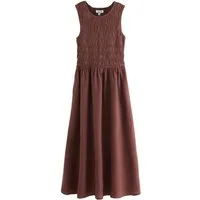 Next Midikleid Gesmoktes Midi-Sommerkleid (1-tlg)