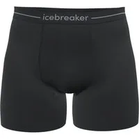 Icebreaker Boxershorts Anatomica (Merinowolle) 2024 Unterwäsche schwarz Herren