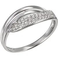 Firetti Fingerring Schmuck Geschenk Silber 925 Silberring Ring Pavé-Optik glitzernd, mit Zirkonia (synth)