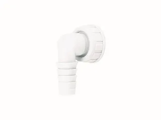 Dallmer Winkelschlauchtülle zu HL 400/405/406, weiß, 1", 090348 090348