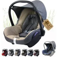 BambiniWelt by Rafael K. Babyschale Ersatzbezug kompatibel mit Maxi Cosi Cabrio Fix Babyschale 6-tlg, ab: 0+, bis: 14 Monate