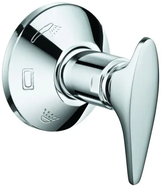 Grohe Umstellhebel 45068 mit Rosette chrom, 45068000 45068000