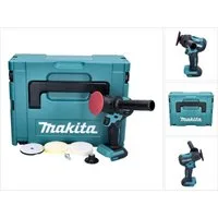 Makita Akku-Poliermaschine DPV 300 ZJ Akku Schleifer Polierer 18 V 50 / 80 mm Brushless + Makpac