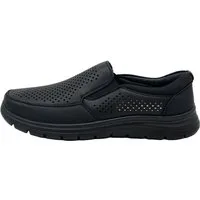 Nowaland Atmungsaktive Herren Slipper Halbschuhe Mokassin Bequeme und leichte Halbschuhe mit Belüftungslöchern