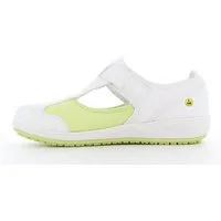 Safety Jogger Arbeitsschuhe Damen CAMILLE Bequemer Schuh aus Lycra - O1, ESD, SRC Sicherheitsschuh Rutschfest - Leicht - Bequem - Vegan - Pflege, Küche oder Innenbereich