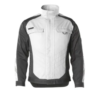 MASCOT Fulda Jacke UNIQUE Weiß / Dunkelanthrazit XS - 12209-442-0618-XS