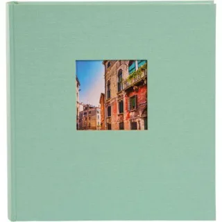 Goldbuch Bella Vista aqua 30x31 100 weiße Seiten 31507