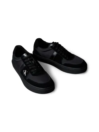 Calvin Klein Jeans Sneaker "CLASSIC CUPS LACE MIX EMB TONGUE" Schnürschuh, Basket-Sneaker, Freizeitschuh in sportiver Optik